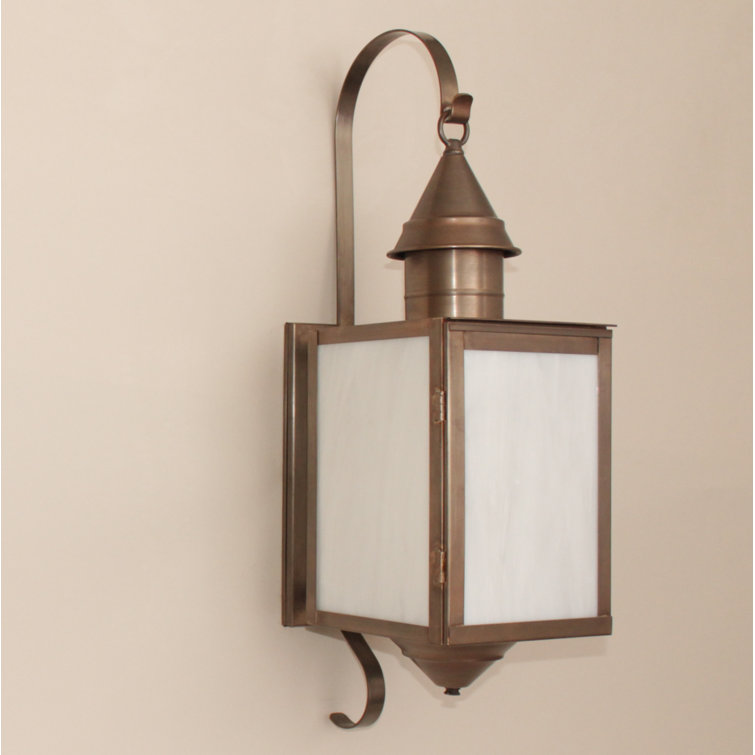 Breakwater Bay Copper Outdoor Wall Lantern Wayfair